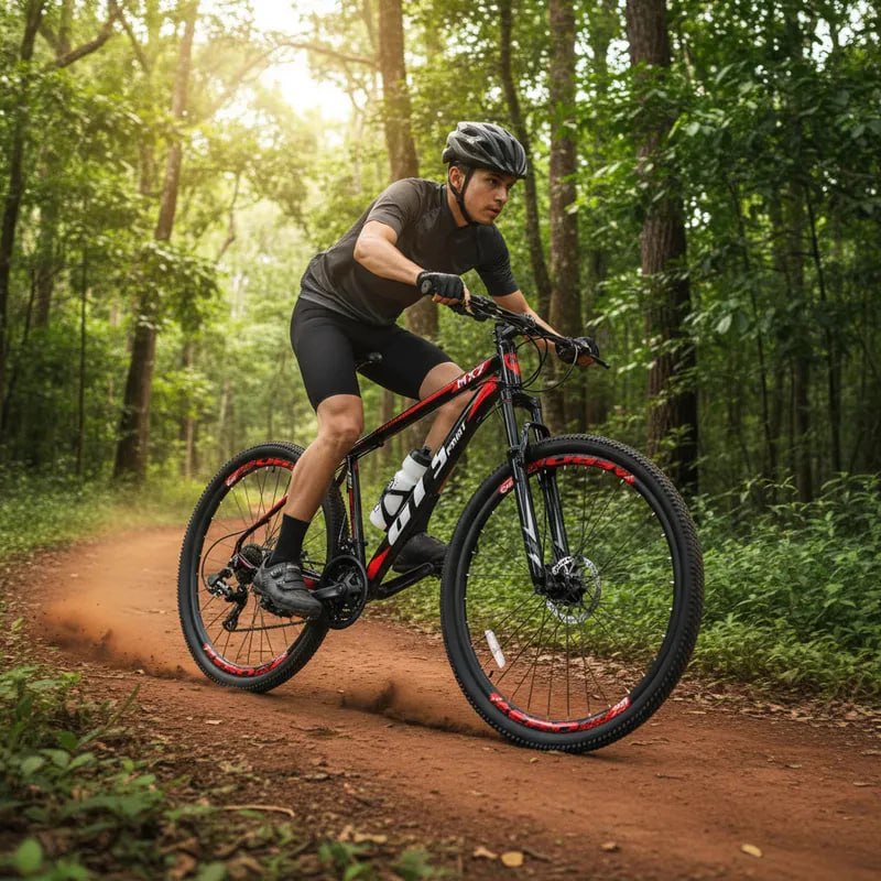 Bicicleta Aro 29 GT Sprint MX7 24V index Freio Disco Alumínio Suspensão Aero MTB