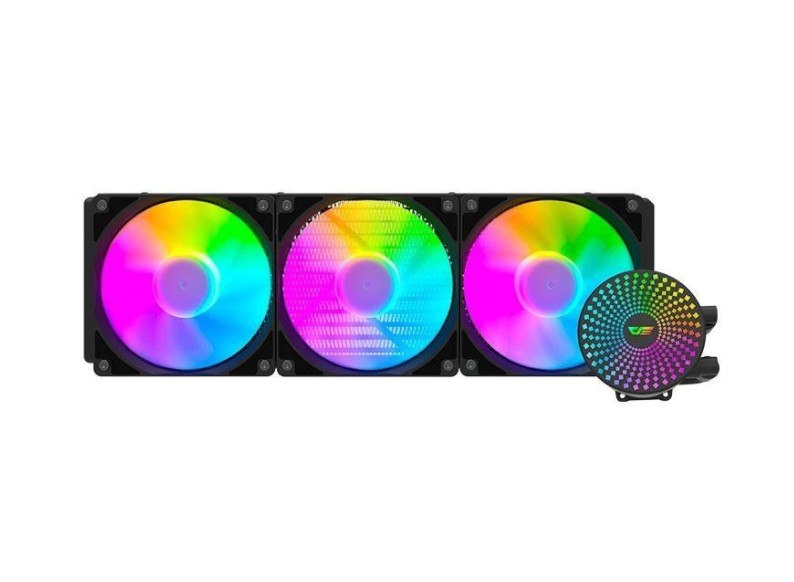 Water Cooler Aigo Darkflash DC360 Radiant, ARGB, 360mm, Preto