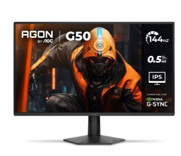 Monitor Gamer Aoc Agon G50 27 144hz 0,5ms 27g50f Preto 127/220v