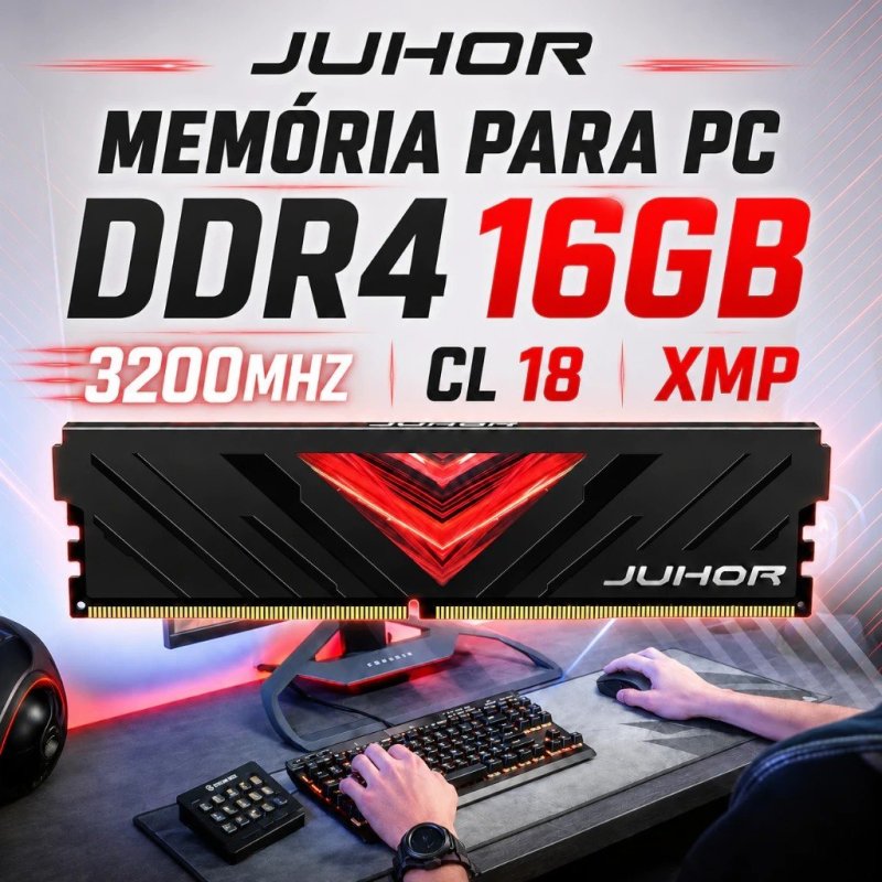 Memória Desktop Pc DDR4 16GB 3200 Mhz