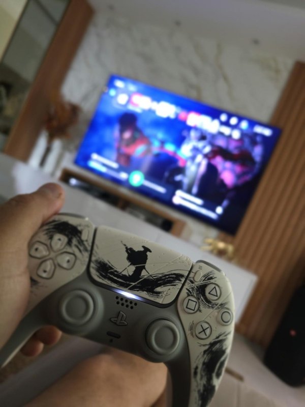 Controle sem fio DualSense® – Edição Limitada Black: Ghost of Yōtei - PlayStation 5