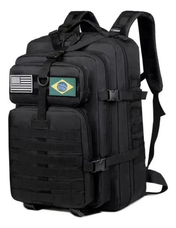 Mochila Tática Militar Grande 50L - Capacidade Máxima