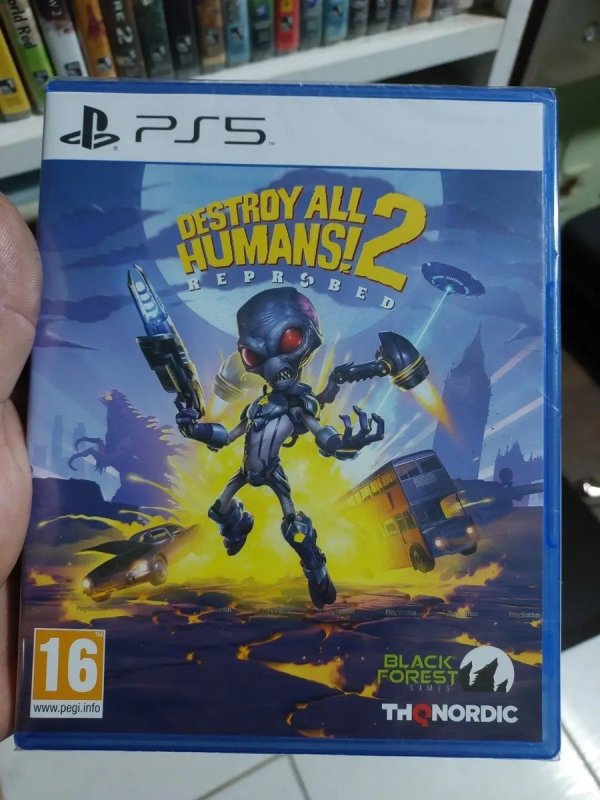 Destroy All Humans! 2 Reprobed PS5 Físico + Frete Grátis