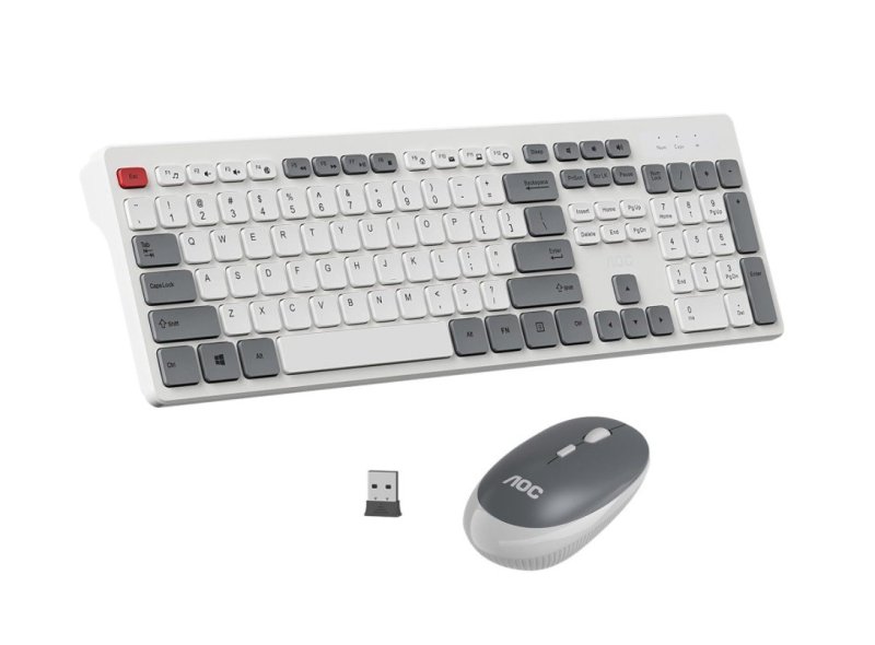 Combo de Teclado e Mouse sem Fio AOC KM600