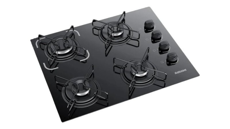 Cooktop Fogão Itatiaia Essencial 4 Bocas Bivolt Preto