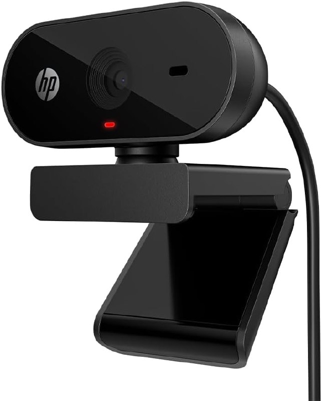 HP Webcam 1080p 320 - Full HD, Microfone, Ângulo 66°