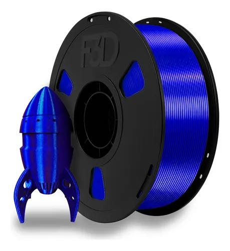 Filamento Pla Silk Azul Royal F3d