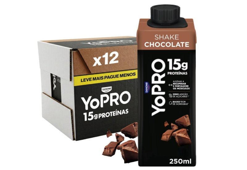 12 un. YoPRO Chocolate 15g Proteína 250ml