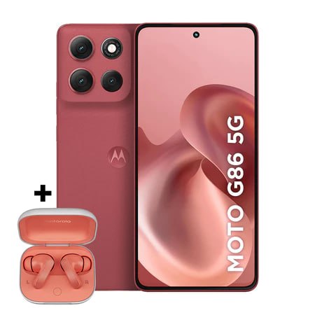 Smartphone Motorola Moto g86 5G + Moto Buds - 256GB, 8GB RAM