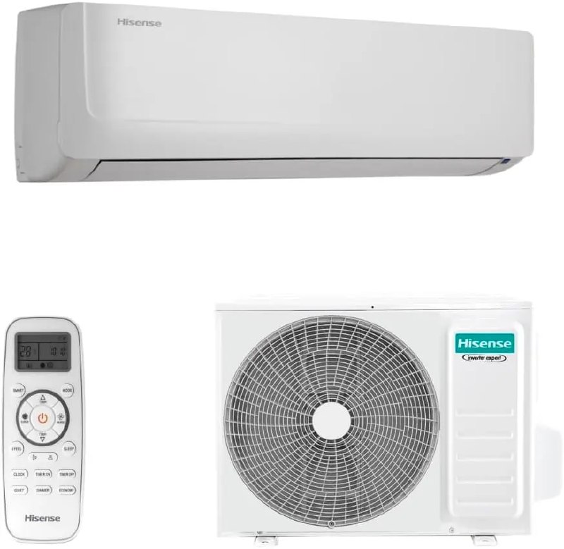 Hisense Split Hi Wall Inverter 12000 BTU - Wi-fi - Branco