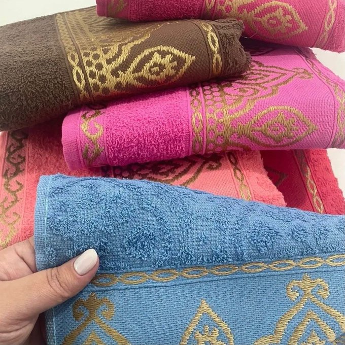 Kit com 4 Toalhas de Rosto Laune Haus Algodão