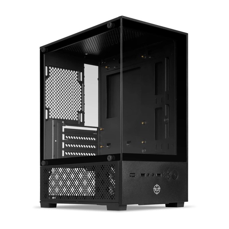 Gabinete Gamer TGT Legion, Mini-Tower, Lateral de Vidro Preto