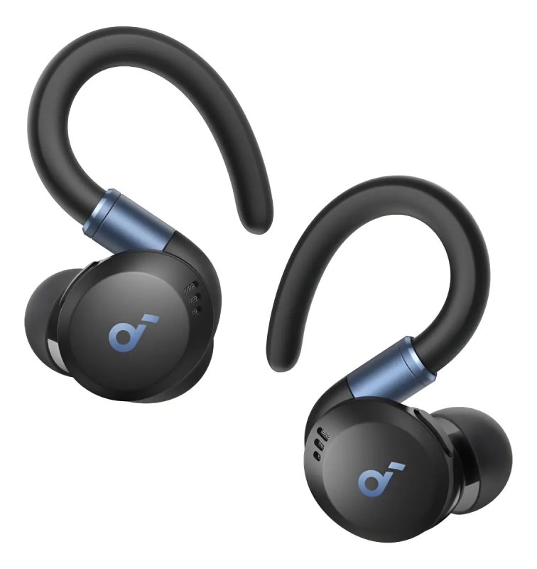 Soundcore Sport X20 - ANC Adaptativo 3.0 - IP68 À Prova de Suor - 48H Bateria - Preto