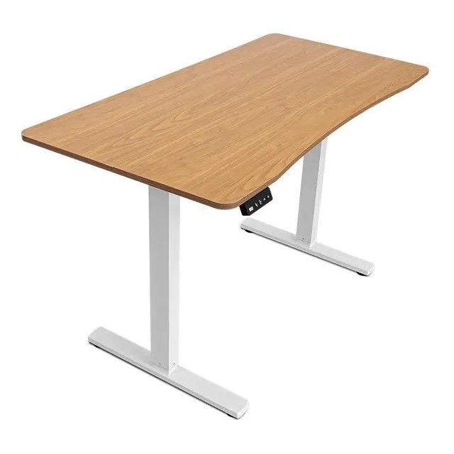 Mesa Office Zinnia Astera, 120cm, com Regulagem, Madeira