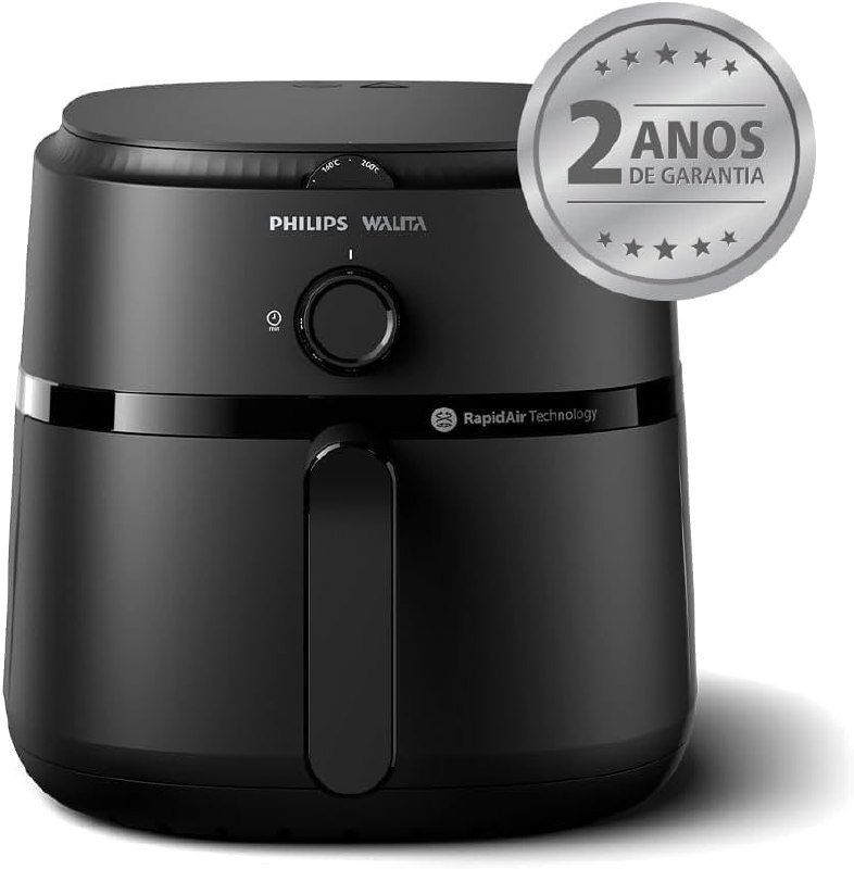 Philips Walita Fritadeira Airfryer Série 1000 XL - 6,2 litros, Tecnologia RapidAir