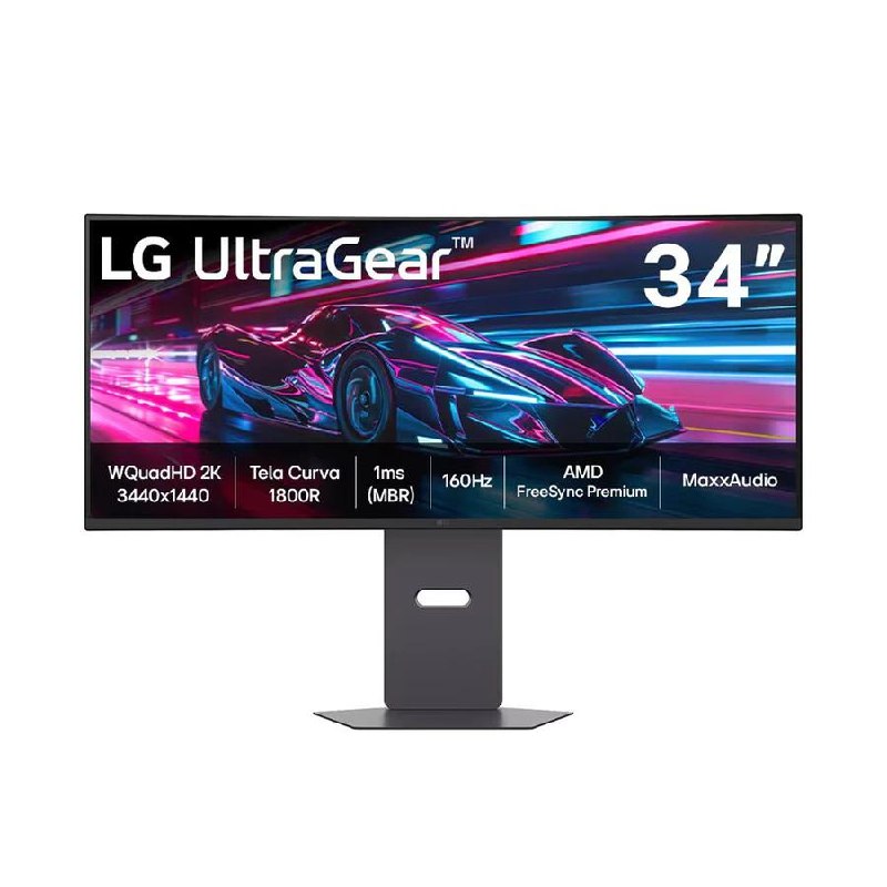 MONITOR GAMER LG ULTRAGEAR 34" CURVO