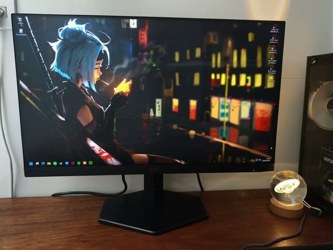 Monitor Gamer AOC 180Hz 0,3ms IPS 24G42HE