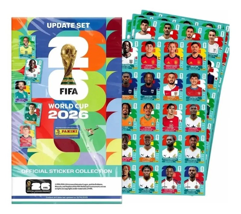 Kit de Atualização das Figurinhas da Copa do Mundo FIFA World Cup 2026
