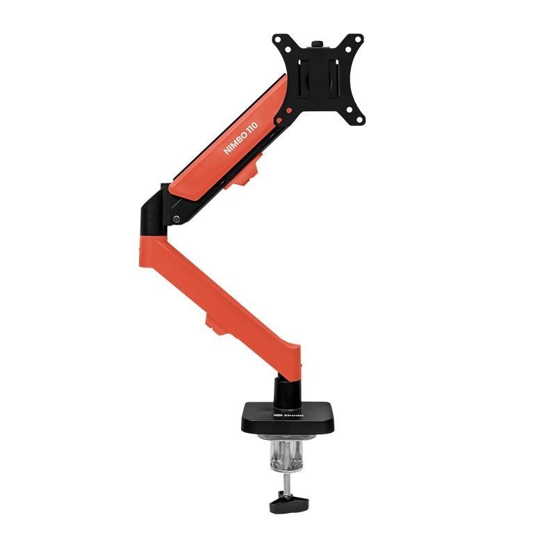 Suporte Articulado Para Monitor Zinnia Nimbo 110 Fire Red Edition, 13~32 Pol, Preto