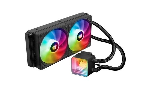 Water Cooler Pichau Aqua 240S, ARGB, 240mm, Preto