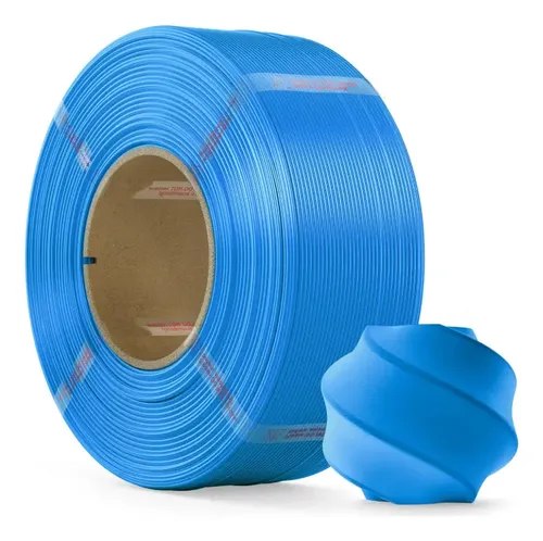 Filamento Bambu Lab 3D PLA Lite Sem Carretel - Ciano