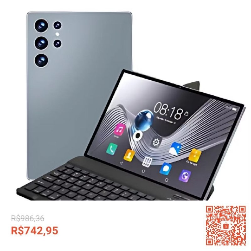 Tablet Pc Mil10 Android 13 256gb Memória 6GB Ram 10 Polegadas Tablet Pc Milli UNIFY