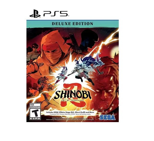 Jogo Shinobi Art of Vengeance Deluxe Edition, Mídia Física, PS5