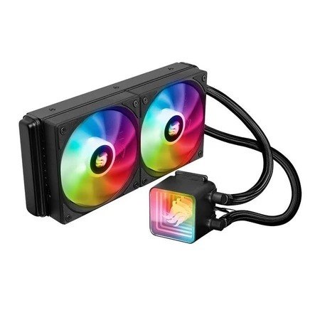 Water Cooler Pichau Aqua 240S, ARGB, 240mm, Preto