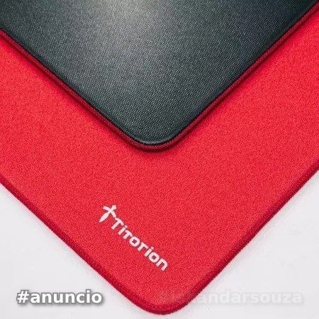 Mouse Pad Gamer Poron Control Rigel 49x42 Profissional Premium Vermelho - Titorion mousepad