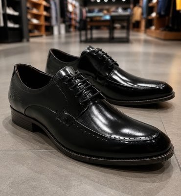 Democrata Sapato Metropolitan Harry Preto Cadarço (37 a 43)
