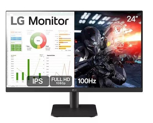 Monitor LG Gamer 24" 100Hz 5ms Full HD - 24MS500-B
