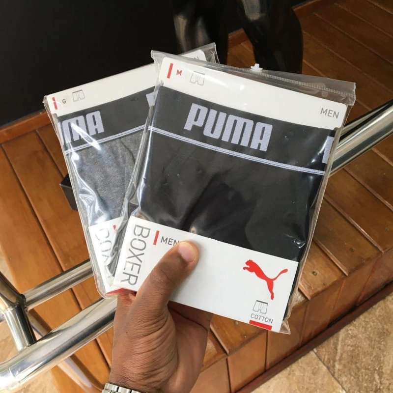 Kit 4 Cuecas Boxer Puma Poliamida Sem Costura Box Original