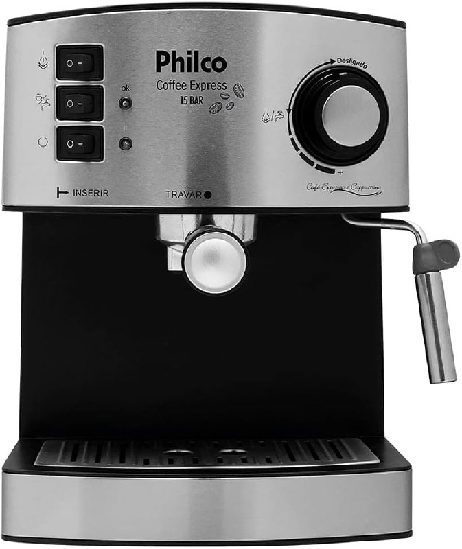 Philco Coffee Express 15 Bar - 2 Xícaras - Pressão Profissional - Preto