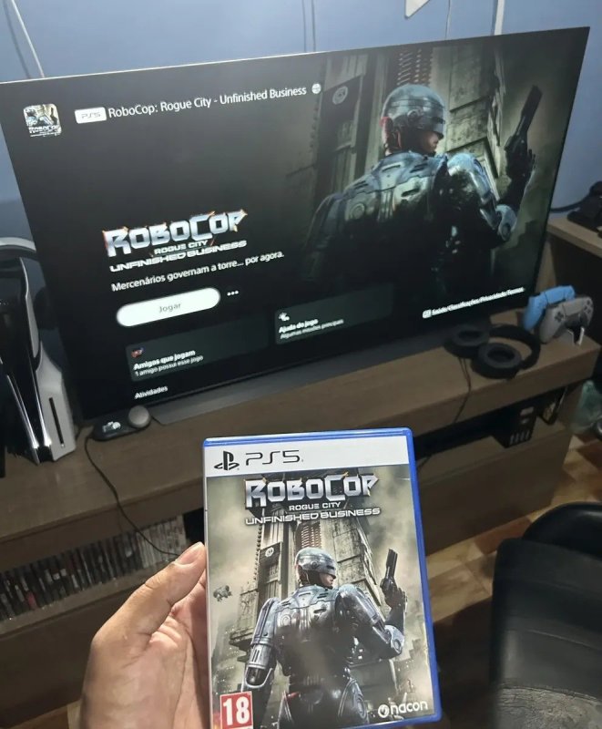 Robocop: Rogue City - Unfinished Business - Playstation 5 Físico + Frete Grátis