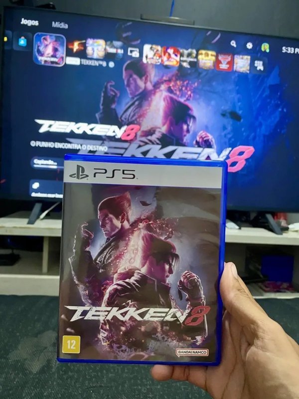 Tekken 8 PS5 Mídia Física Jogo Luta Multiplayer Edição 2024 + Frete Grátis