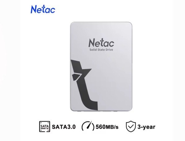 SSD Sata Netac 512GB - Case de alumínio