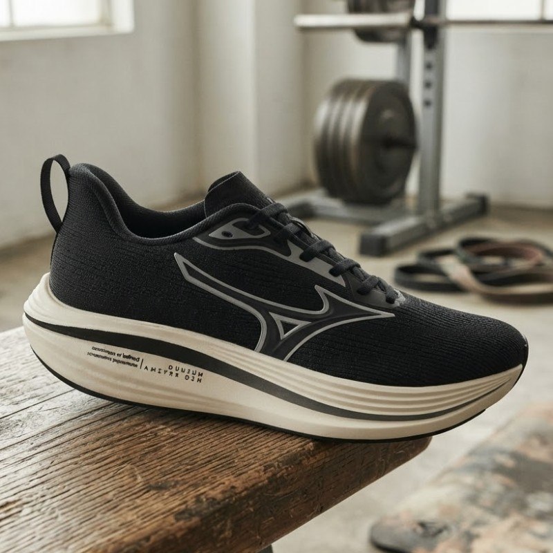 Tênis Corrida Masculino Mizuno Neo Pryzma Preto (34 a 44)