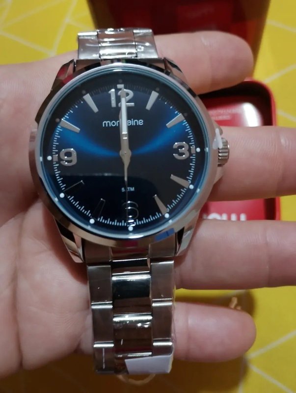 Relógio Mondaine Masculino Analógico Azul + Frete Grátis