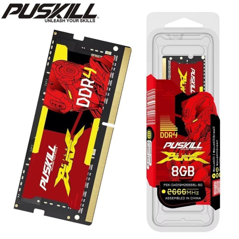 Memória RAM para notebook Puskill DDR4 8GB DDR4 3200MHZ