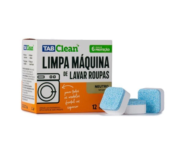 Tab Clean Limpa Máquina de Lavar Roupas