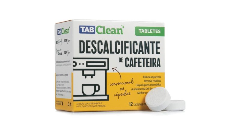 Tab Clean Descalcificante Limpa Maquina de Café Expresso 12 un.