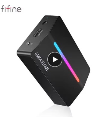 Fifine Video Capture Card 4K HDMI