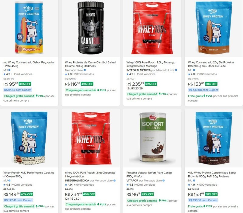 Ofertas Relâmpago em Suplementos