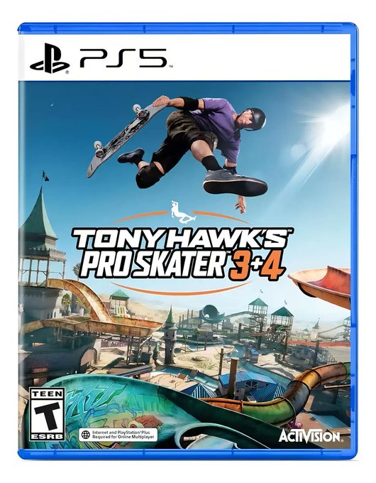 Tony Hawk's Pro Skater 3 + 4 PS5 + Frete Grátis