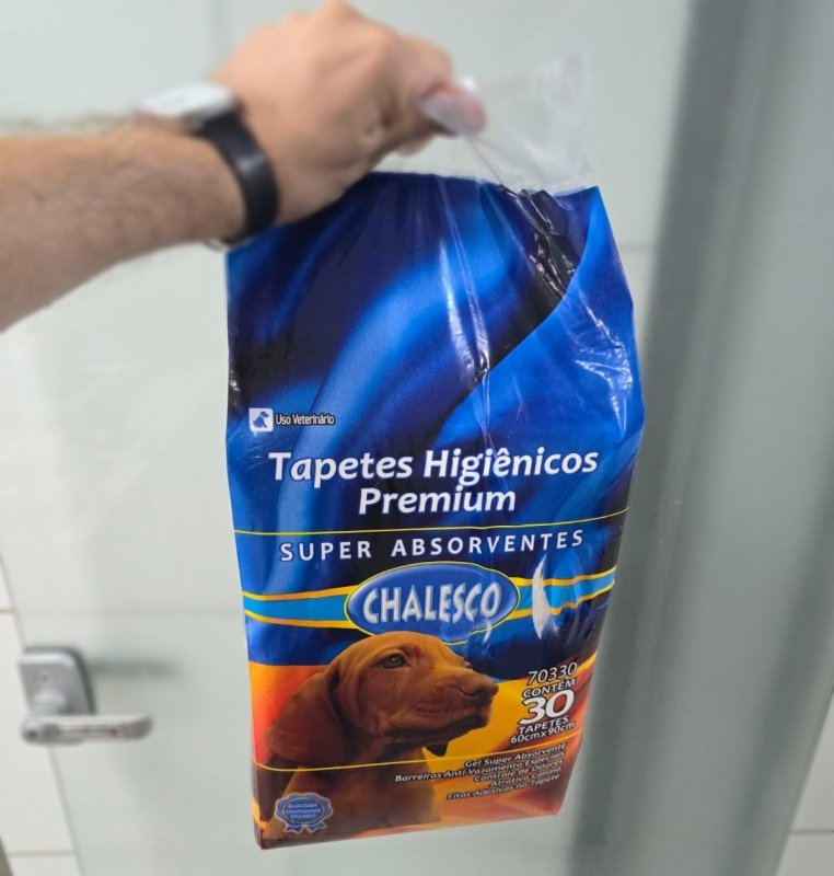 Tapete Higiênico Chalesco 90x60cm c/ Controle de Odores