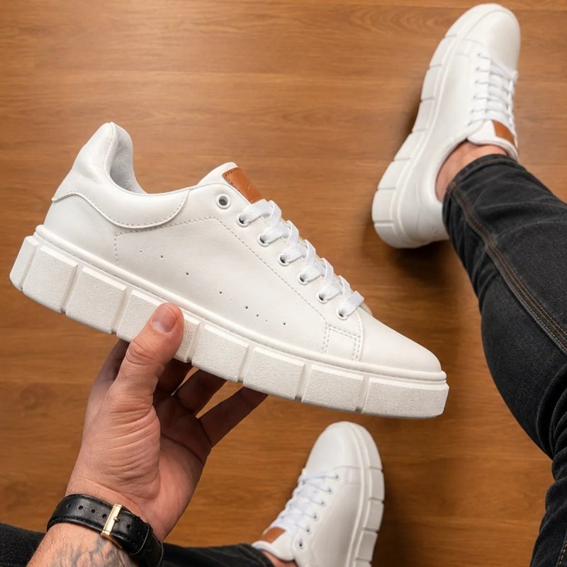Tênis Casual Masculino Oversize Sneaker Sola Alta Tratorada (38 a 43)