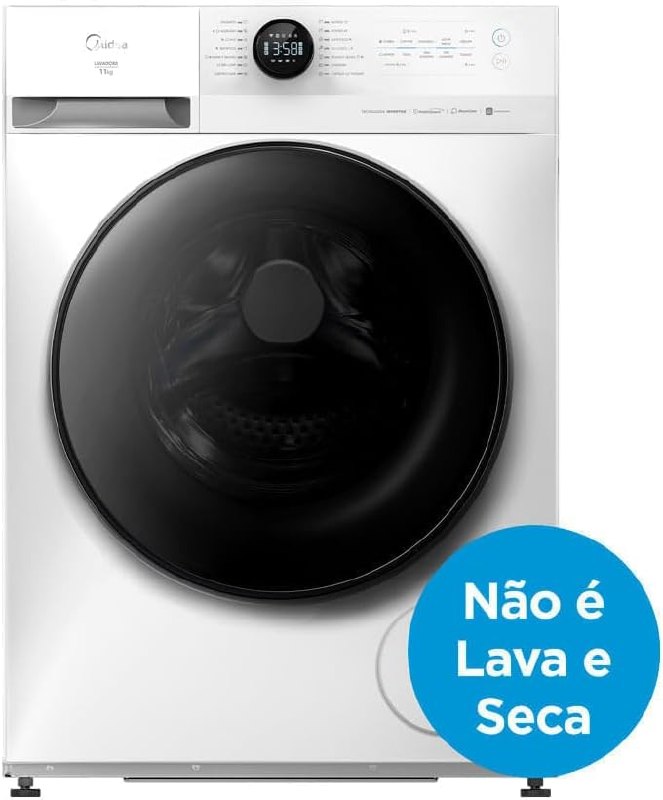Midea 11kg Slim Healthguard Wi-fi Inverter - Conectada Smarthome - Branca