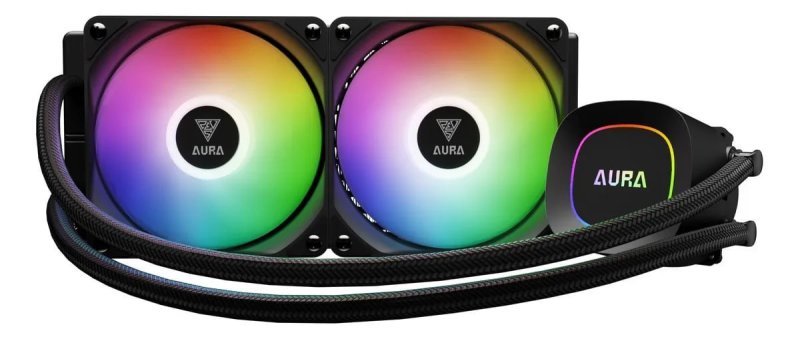 Water Cooler Gl240 Lite Aura Argb Preto Gamdias