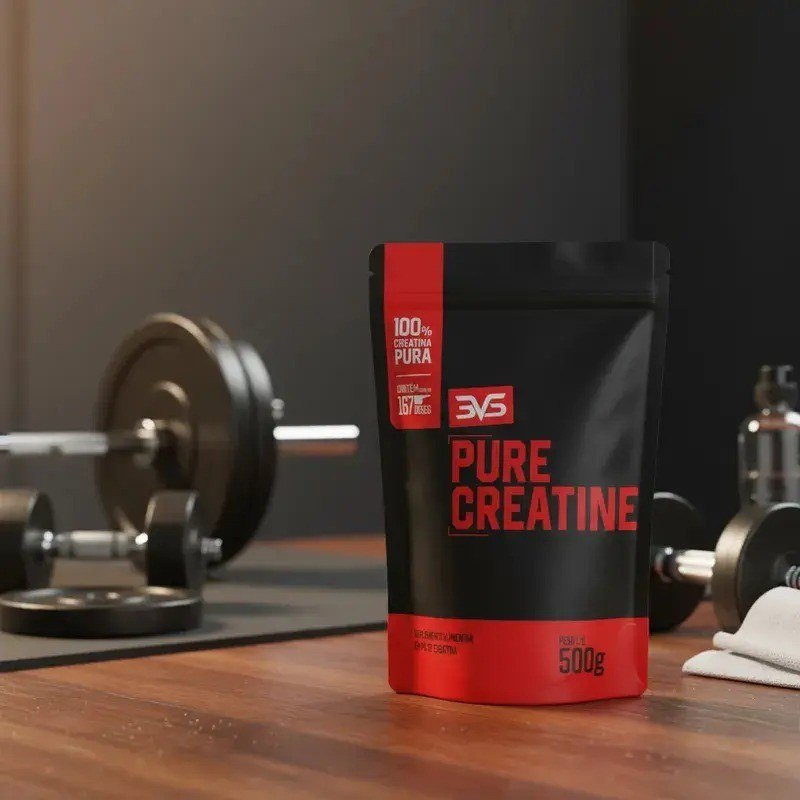 Creatina Monohidratada 500g - 100% Pura - 3vs Nutrition Sem Sabor
