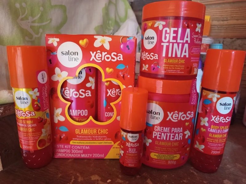 Kit Tratamento E Finalização Xêrosa Glamour Chic + Frete Grátis